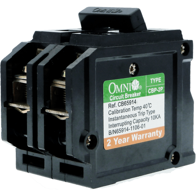 Omni CBP-2P Plug in Circuit Breaker, 2 Poles (50A,60A) – Goldpeak Tools PH