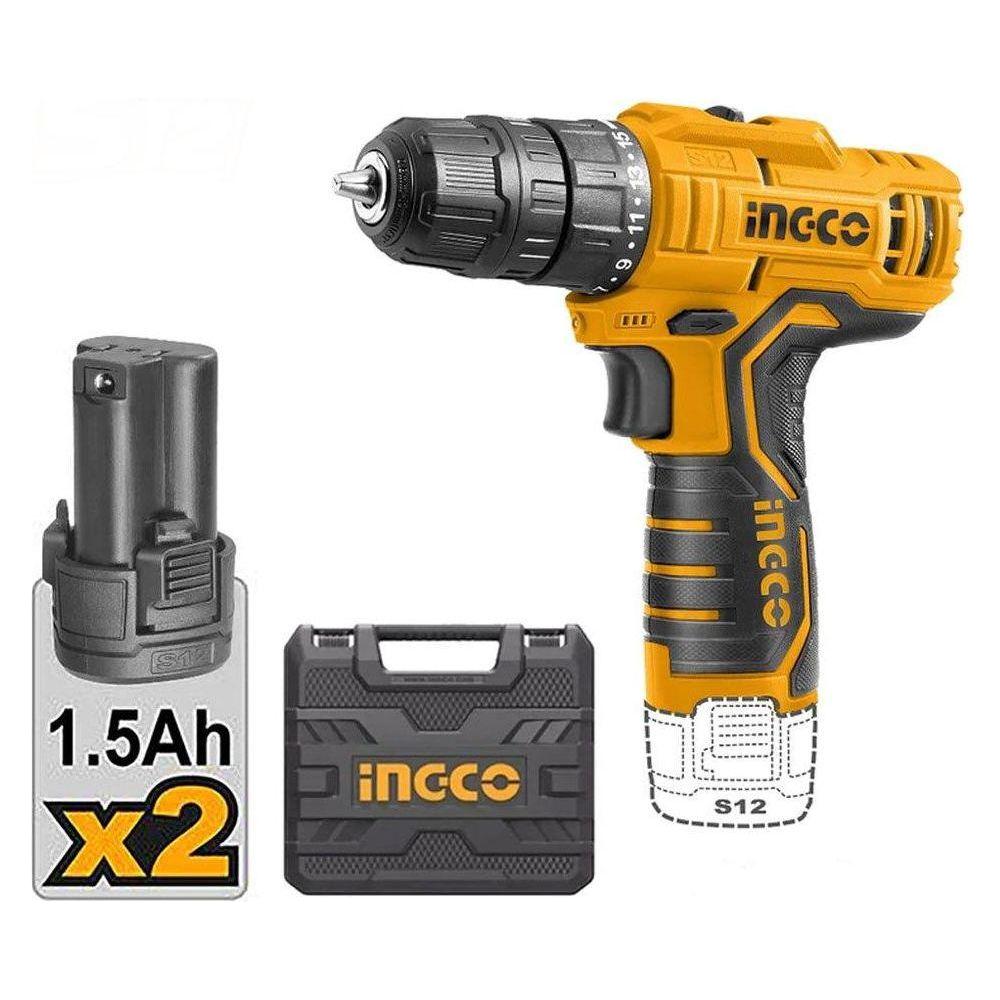 Ingco CDLI12328 Li-Ion Cordless Drill 12V - KHM Megatools Corp.