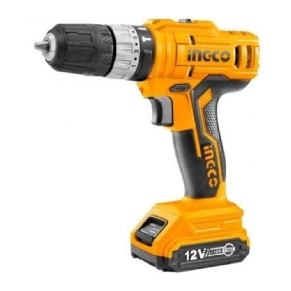 Ingco CIDLI1228 Cordless Li-Ion Impact Drill 12V 1.5AH