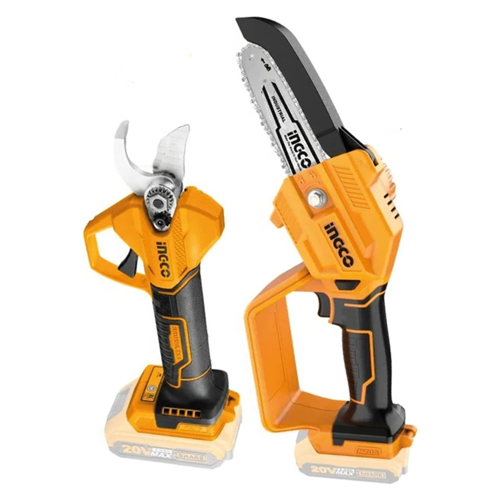 Ingco COSLI23065 Cordless Shear with Pruning Saw Combo Kit 2Pcs 20V 2 ...