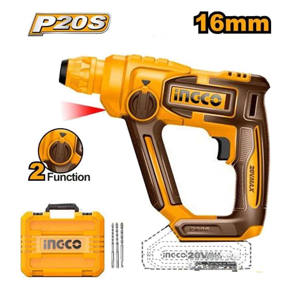 Ingco CRHLI20168 Li-Ion Rotary Hammer 20V - KHM Megatools Corp.