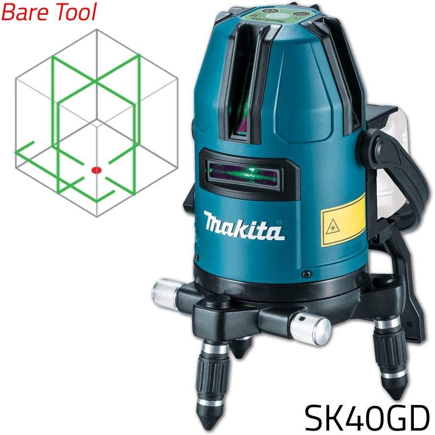 Makita SK40GD Cordless Line Laser Level (Green) 12V CXT [Bare] - KHM Megatools Corp.