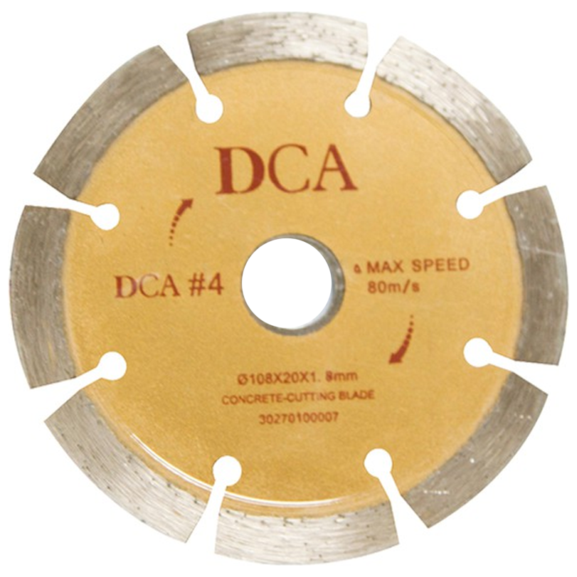 DCA #4 Diamond Concrete Cutting Disc 4