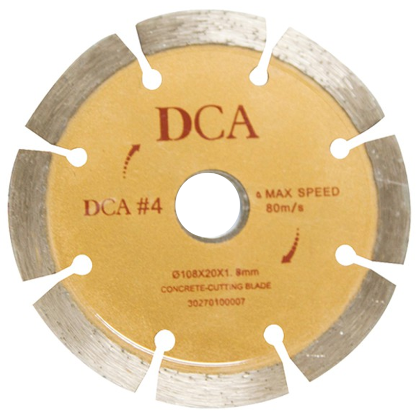 DCA #4 Diamond Concrete Cutting Disc 4