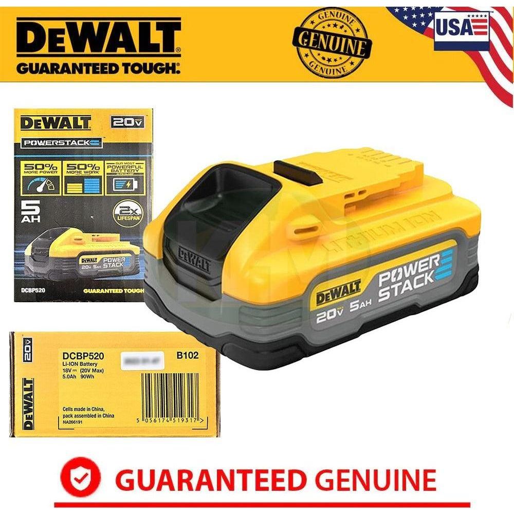 Dewalt DCBP520 20V Powerstack™ Lithium Ion Battery (5.0Ah) - KHM Megatools Corp.