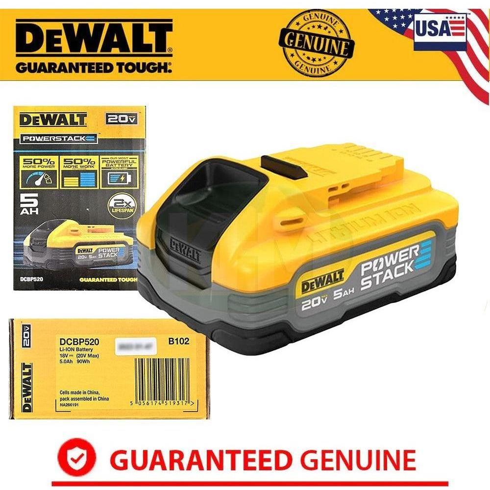 Dewalt DCBP520 20V Powerstack™ Lithium Ion Battery (5.0Ah) - KHM Megatools Corp.