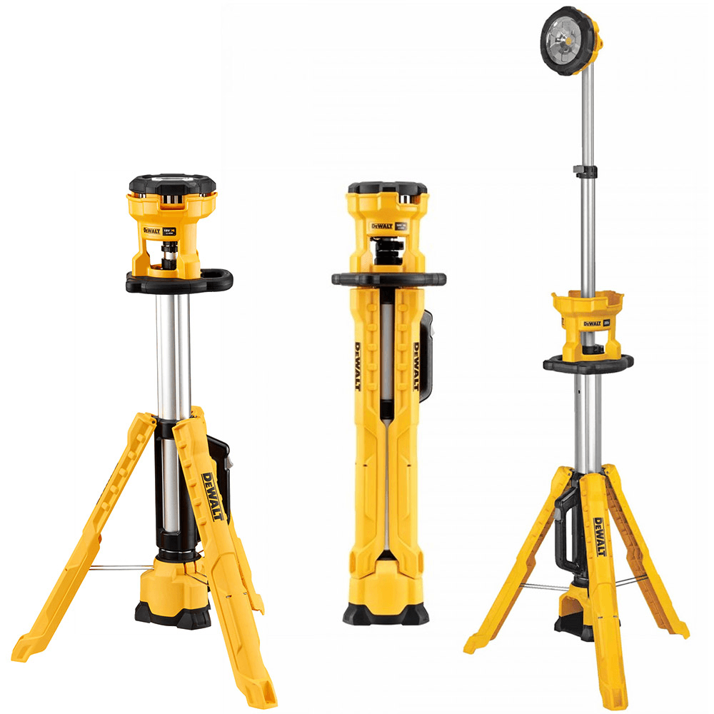 Dewalt DCL079N 18V/20V Cordless Work Light with Tripod (Bare) 3000 lumens - KHM Megatools Corp.