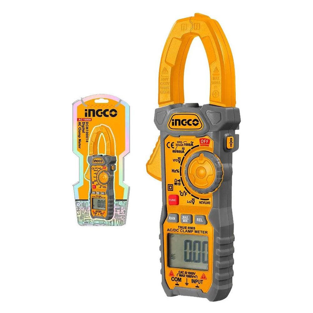 Ingco DCM100014 Digital AC Clamp Meter - KHM Megatools Corp.