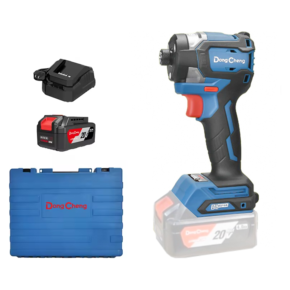 Dong Cheng DCPL03-14EM Cordless BL Impact Driver 20V 4.0AH