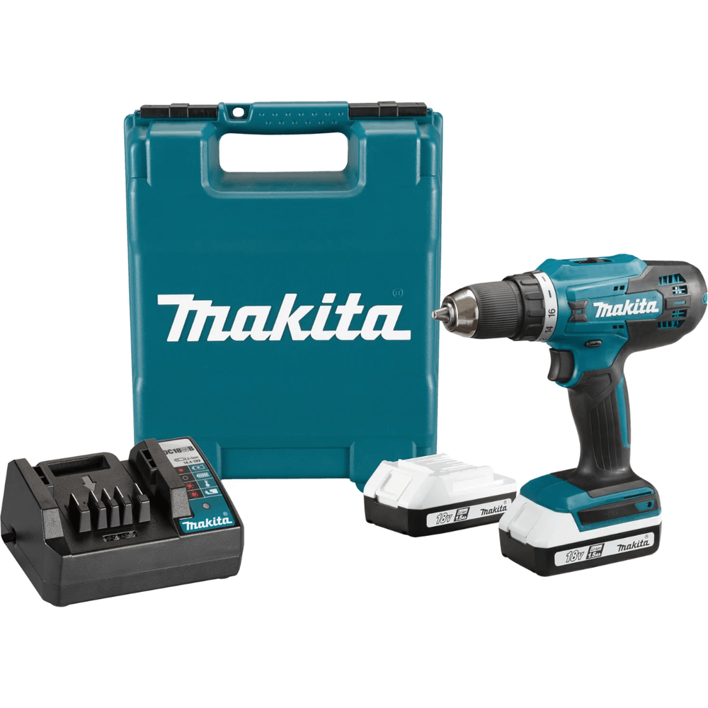 Df488d Makita DF488D002 18V Cordless Drill / Driver 13mm (G-Series) [Kit ...