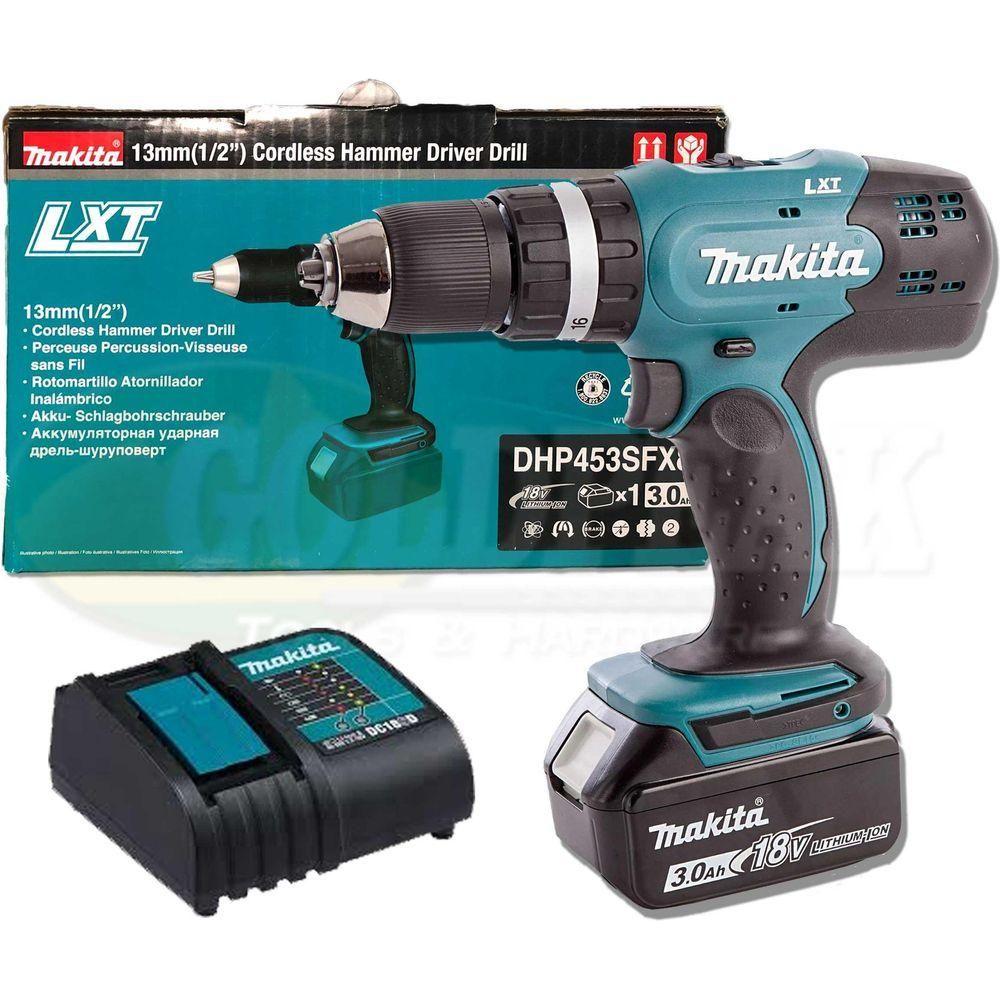 Makita DHP453SFX8 18V Cordless Hammer Drill (LXT-Series) - Goldpeak Tools PH Makita