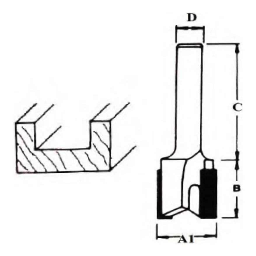 Makita TCT Hinge Mortizing Router Bit | Makita by KHM Megatools Corp.