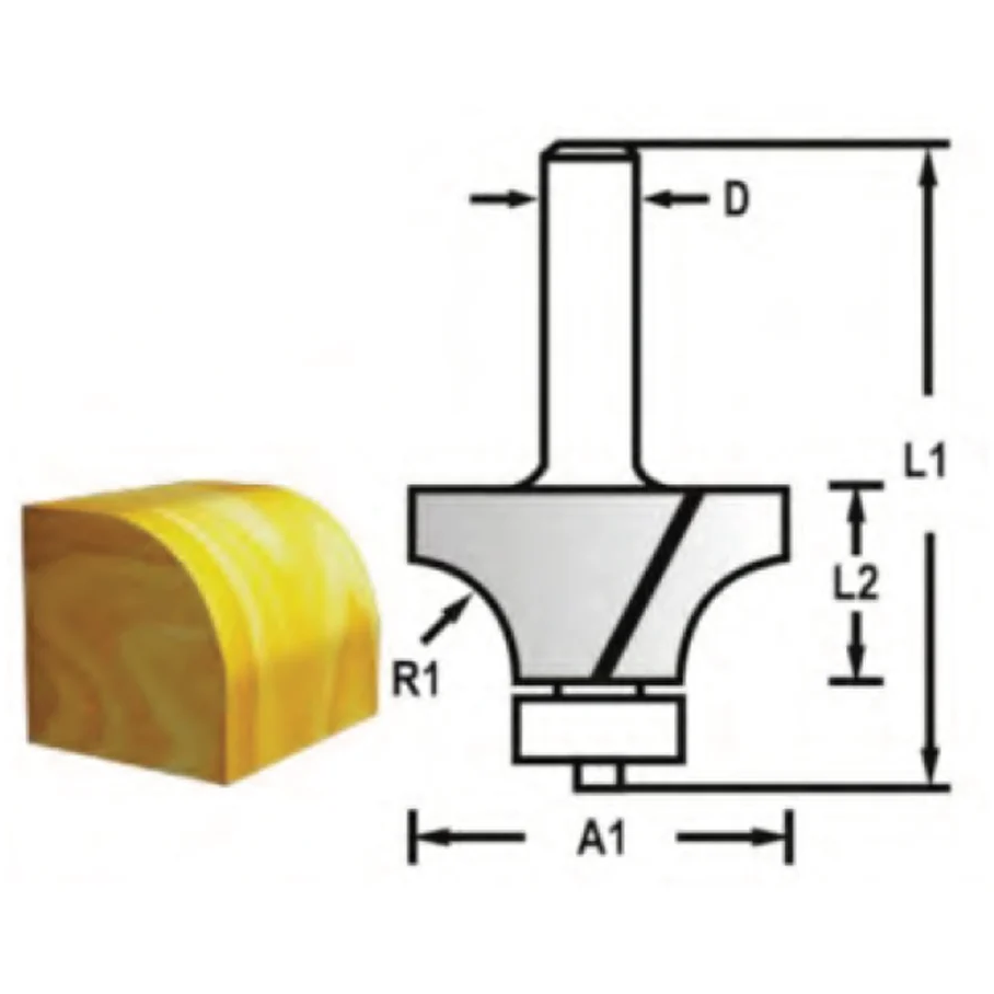 Makita TCT Rounding Router Bit | Makita by KHM Megatools Corp.