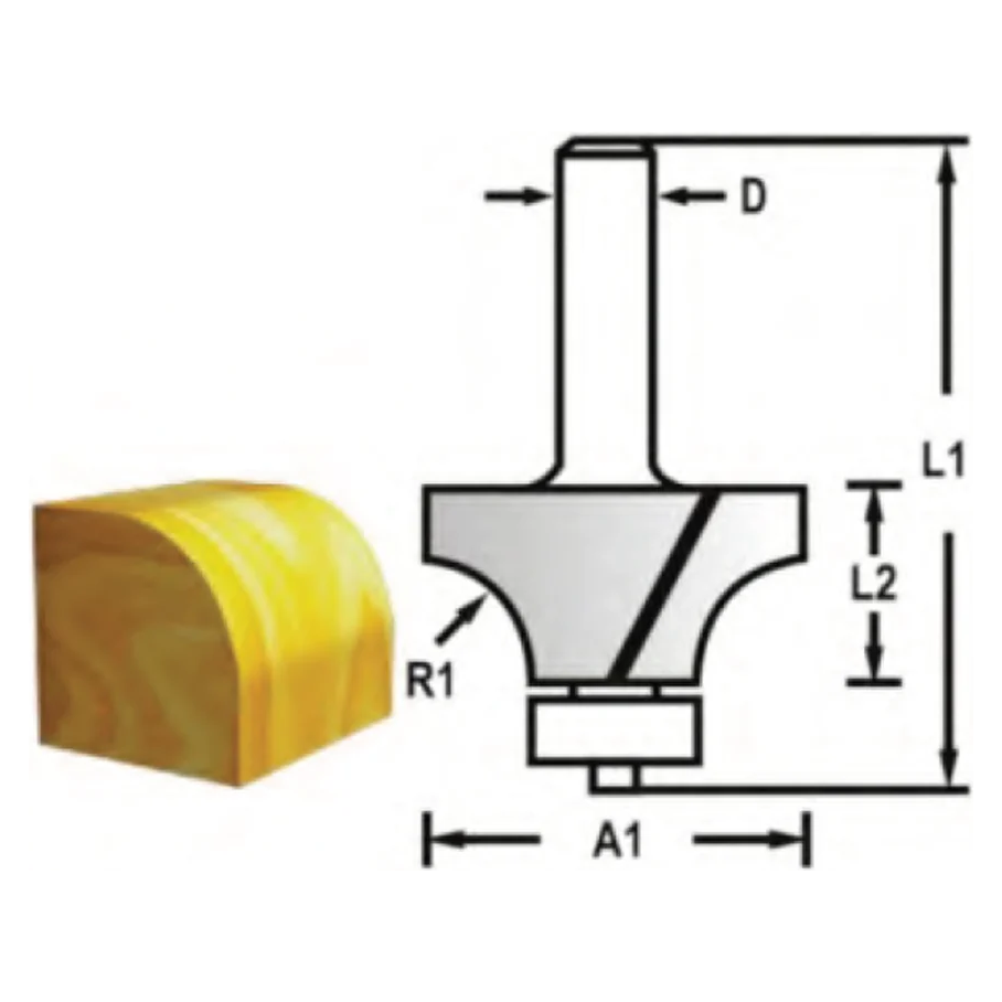 Makita TCT Rounding Router Bit | Makita by KHM Megatools Corp.