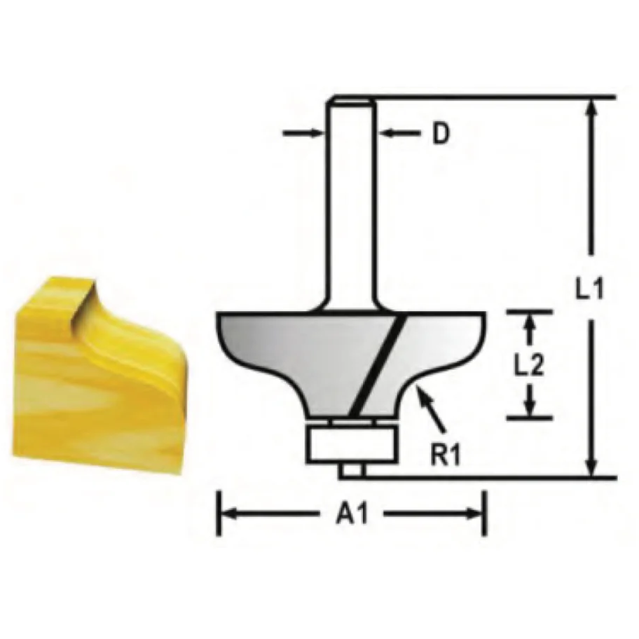 Makita TCT Ogee Router Bit | Makita by KHM Megatools Corp.