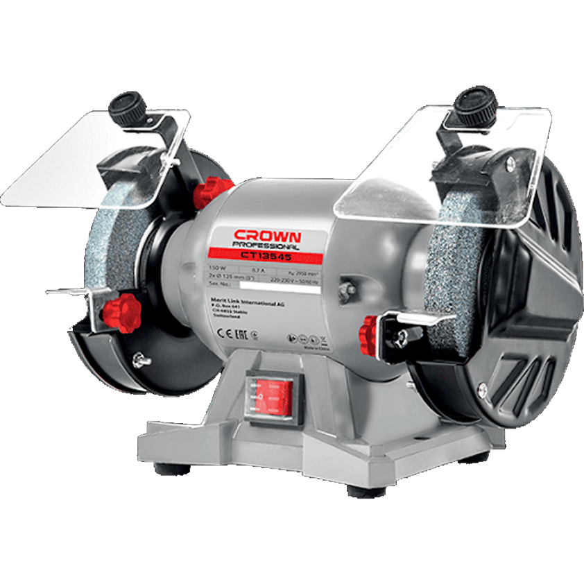 Crown CT13545 Bench Grinder 1/4HP 6