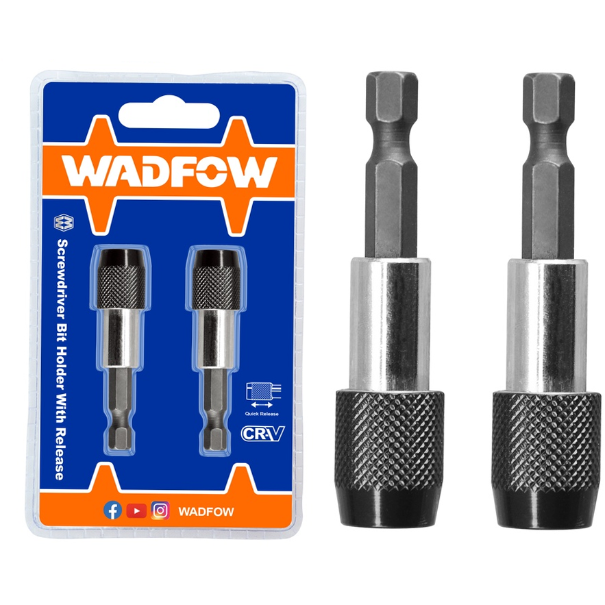 Wadfow WSV3K01 Screw Bit Holder with Release | Wadfow by KHM Megatools Corp.