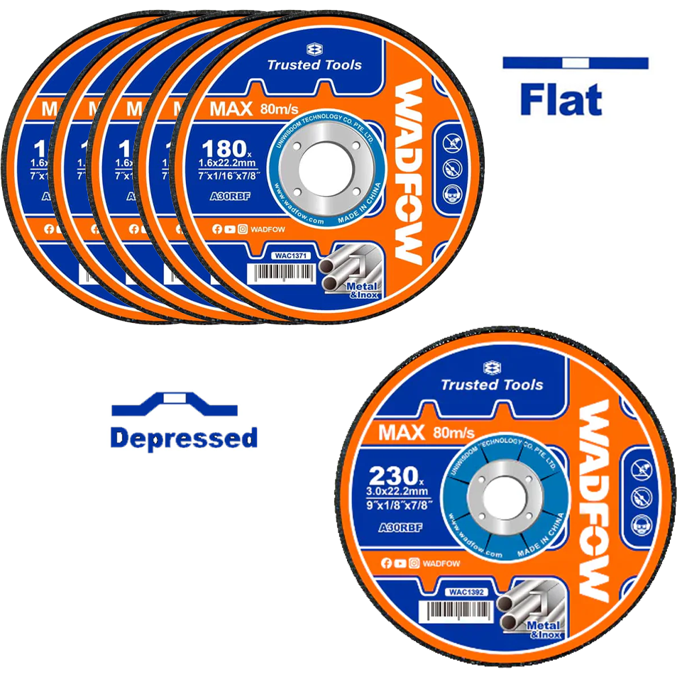 Wadfow WAC2L06 Abrasive Metal Cutting and Grinding Disc 6Pcs | Wadfow by KHM Megatools Corp.