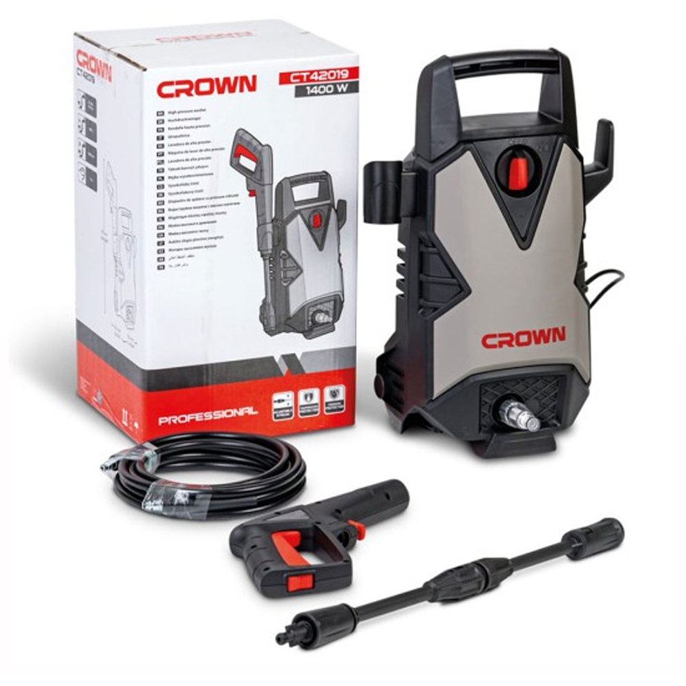 Crown CT42019 High Pressure Washer 1400W | Crown by KHM Megatools Corp.