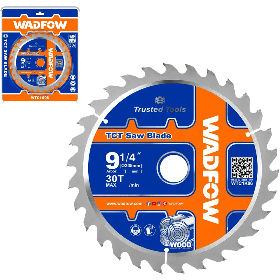 Wadfow WTC1K06 Saw Blade TCT 235MM | Wadfow by KHM Megatools Corp.