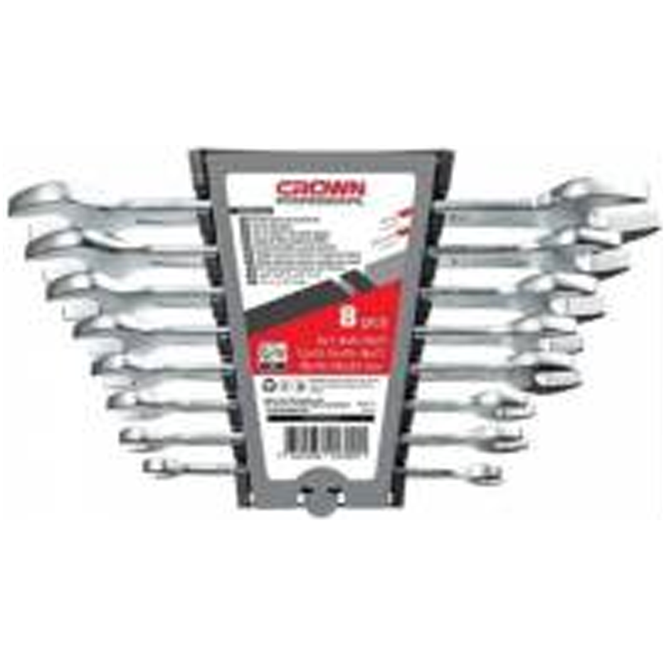 Crown CPHWO-XA8 Open Wrench 8Pcs | Crown by KHM Megatools Corp.