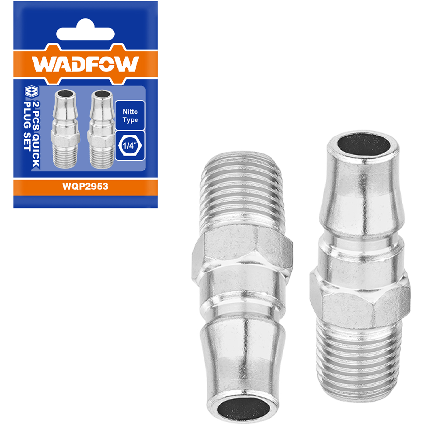 Wadfow WQP2953 Quick Plug Set 2Pcs (Male) – Goldpeak Tools PH