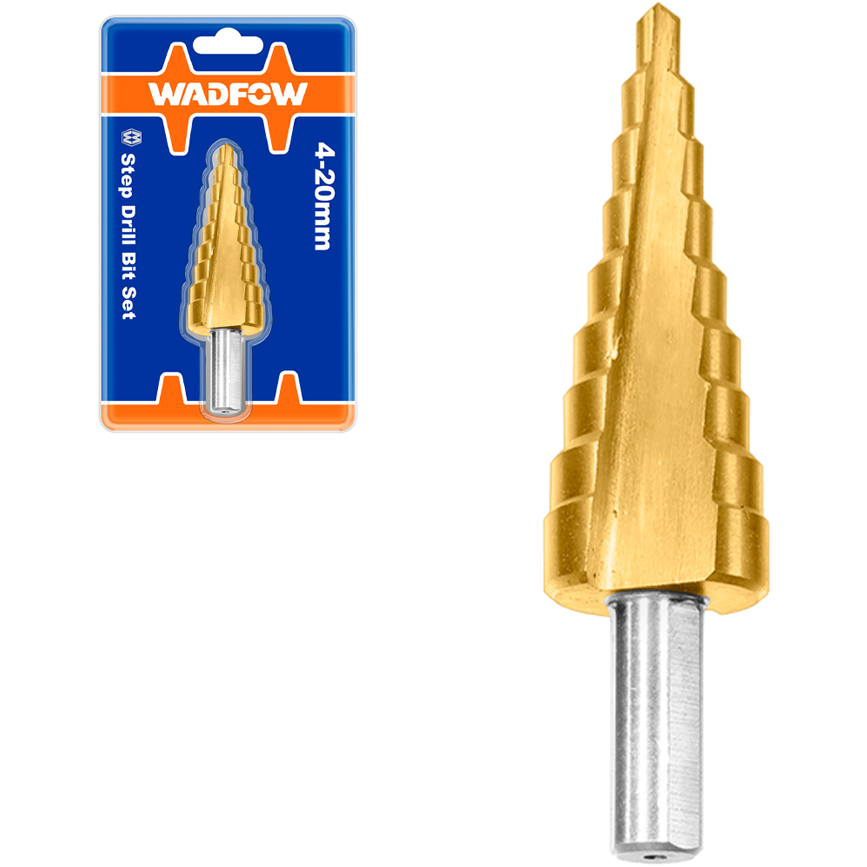 Wadfow WJD1402 Step Drill Bit 4-20mm | Wadfow by KHM Megatools Corp.