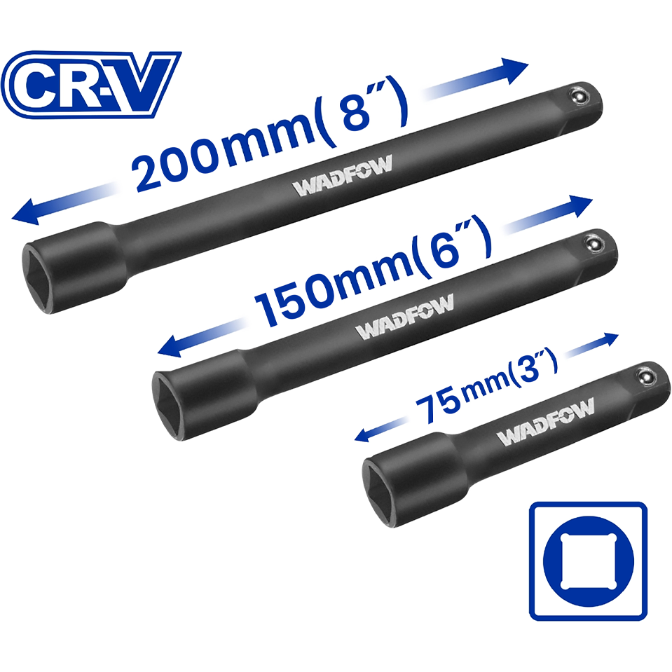 Wadfow WMS7403 DR.Impact Extension Bar 1/2