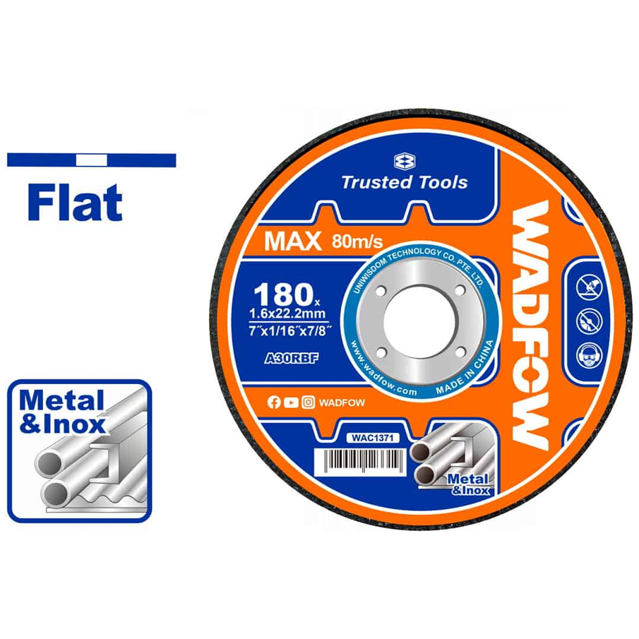 Wadfow WAC1371 Abrasive Metal Cutting Disc 7