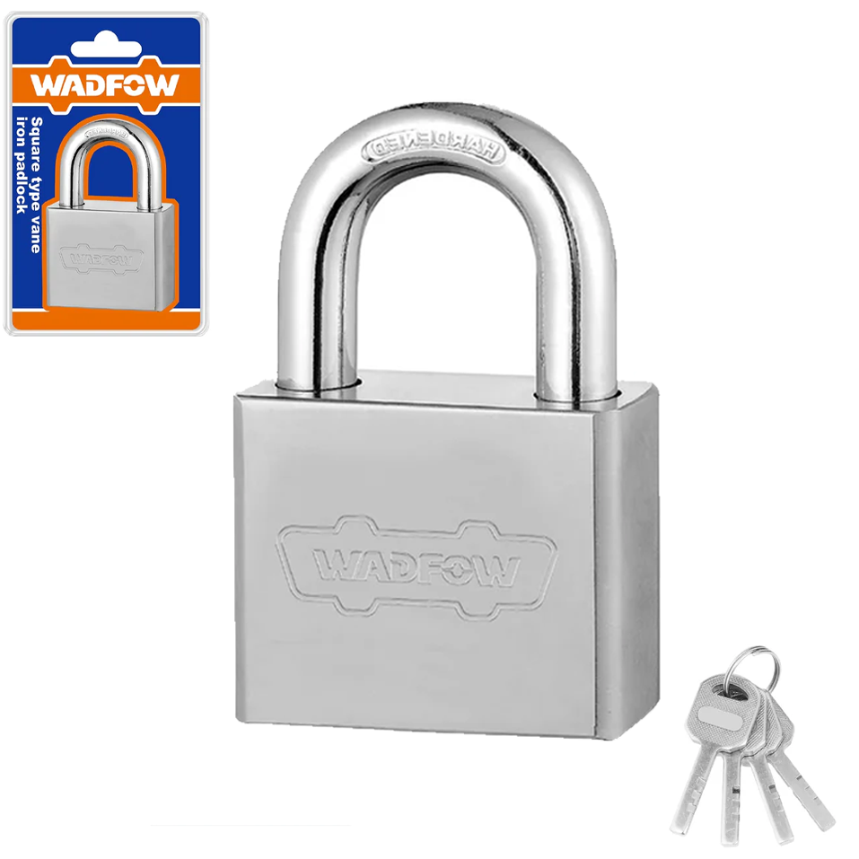 Wadfow Vane Iron Padlock (Square Type) | Wadfow by KHM Megatools Corp.