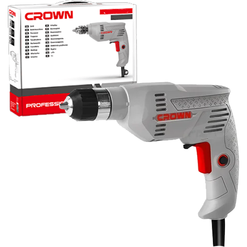 Crown CT10126C Electric Drill 400W (Chuckless) | Crown by KHM Megatools Corp.