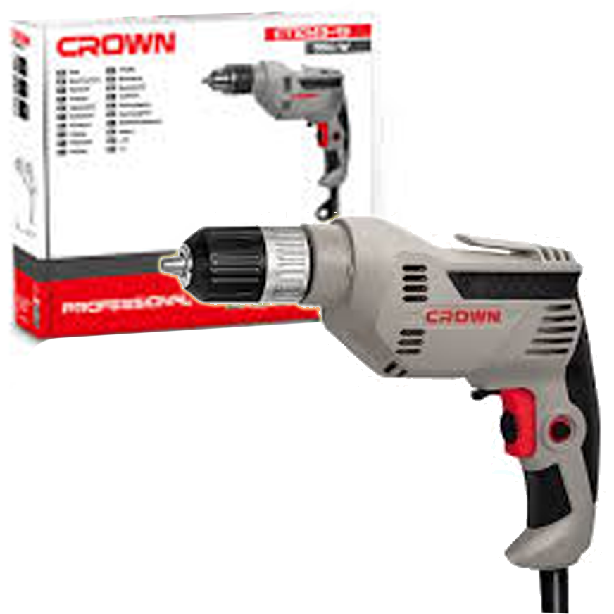 Crown CT10143-10 Electric Drill 550W | Crown by KHM Megatools Corp.