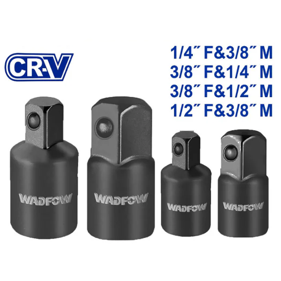 Wadfow WMS6404 Impact Socket Adapter Set 4Pcs | Wadfow by KHM Megatools Corp.