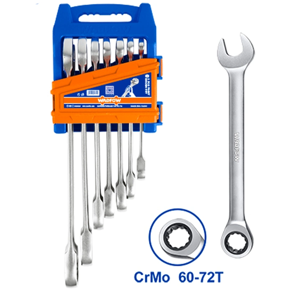 Wadfow WSP4207 Rachet Spanner 8-19MM 7Pcs | Wadfow by KHM Megatools Corp.