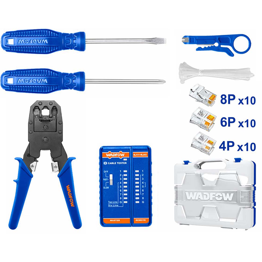 Wadfow WHS2B46 Modular Plug Crimper Set | Wadfow by KHM Megatools Corp.