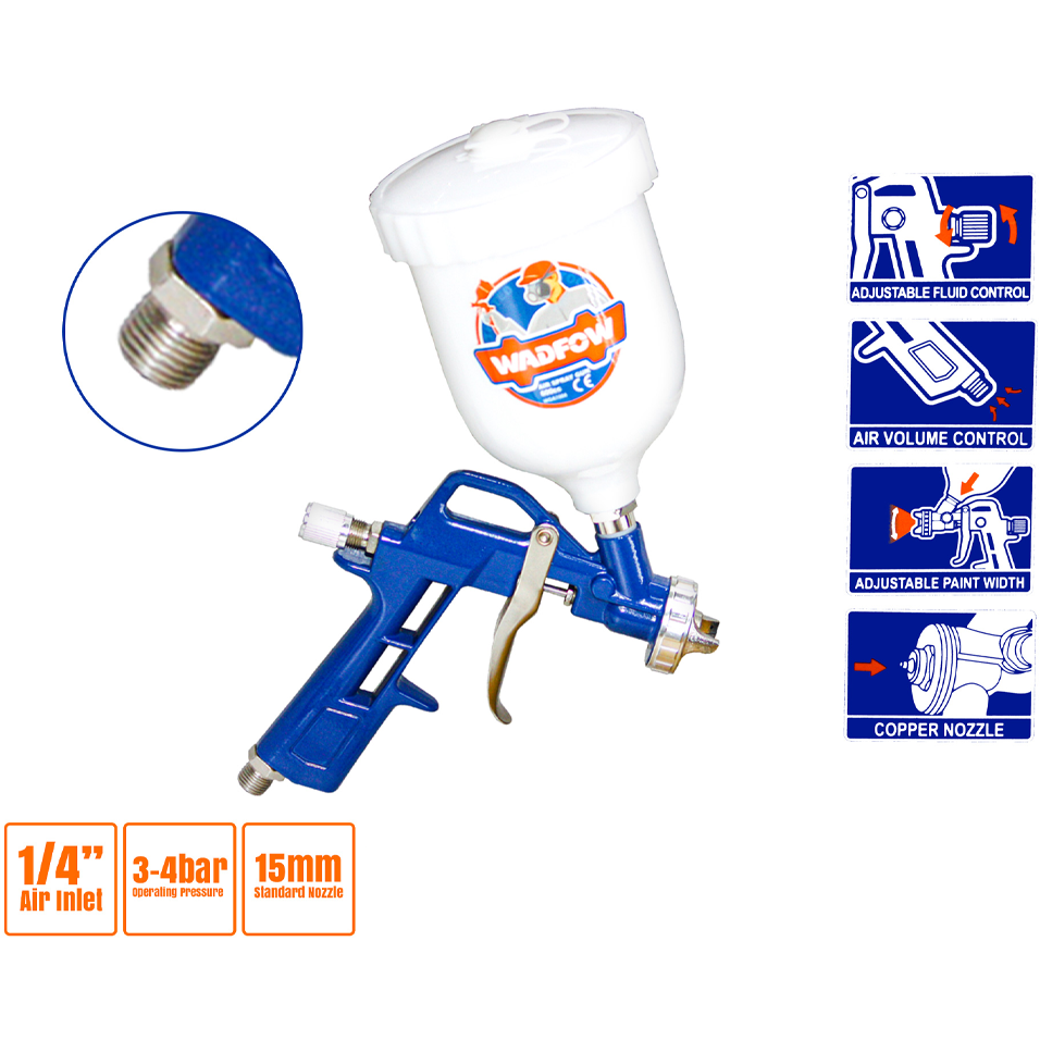 Wadfow WGA1504 Air Spray Gun 600CC | Wadfow by KHM Megatools Corp.