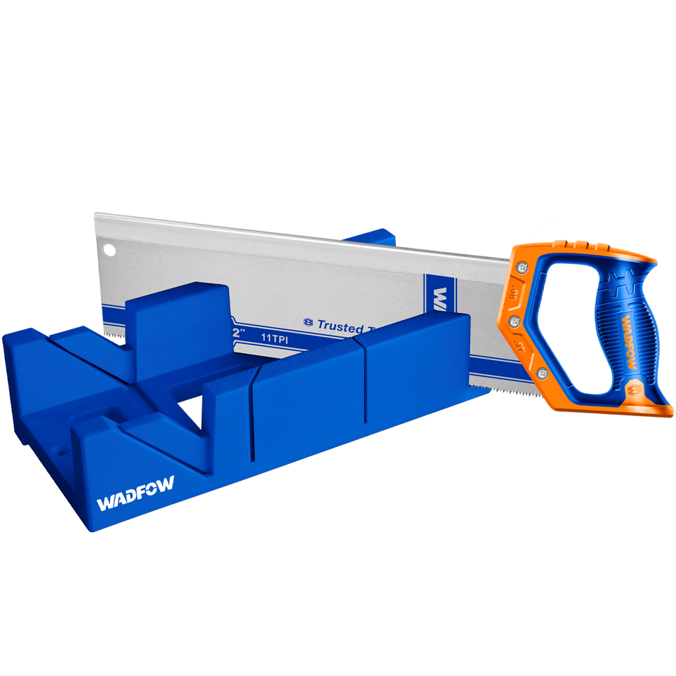 Wadfow WHW2112 Miter Box & Back Saw Set | Wadfow by KHM Megatools Corp.