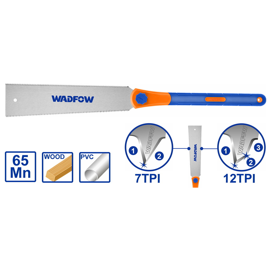 Wadfow WHWD112 Double Edge Japanese Pull Saw 12.5