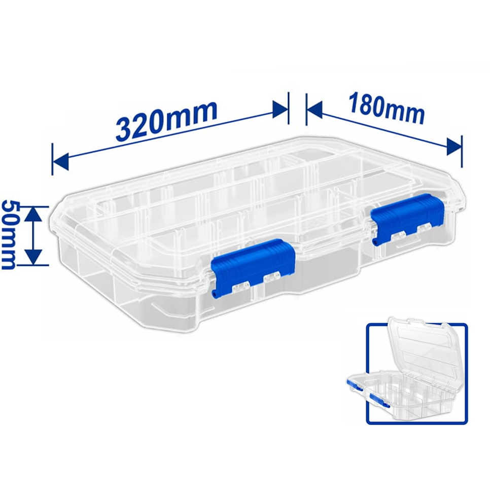 Wadfow WTB8342 Transparent Organizer Large | Wadfow by KHM Megatools Corp.