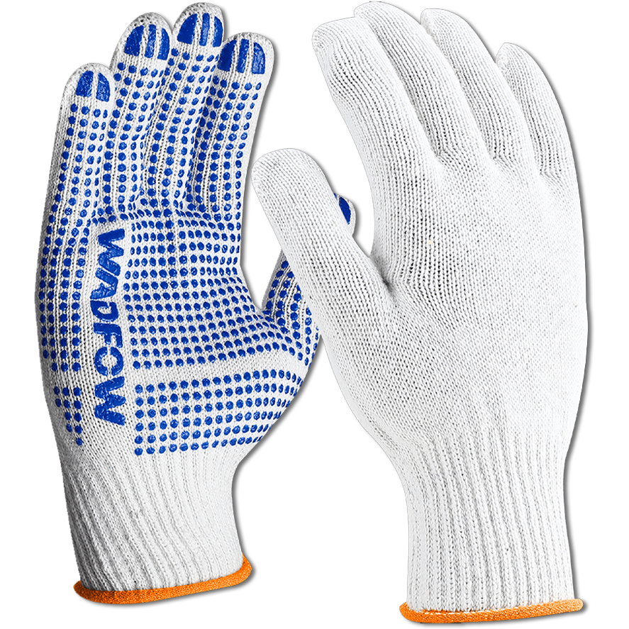 Wadfow WKG1801 Knitted & Pvc Dots Gloves | Wadfow by KHM Megatools Corp.