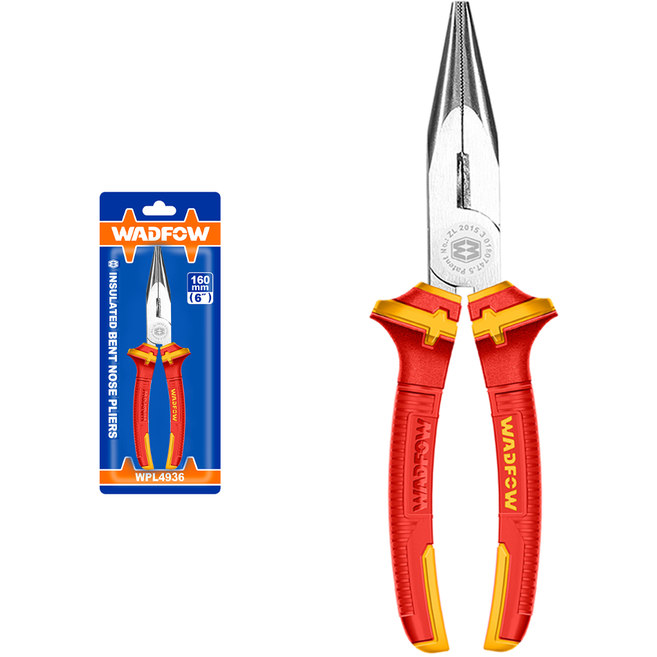 Wadfow WPL4938 Bent Nose Insulated Pliers 8