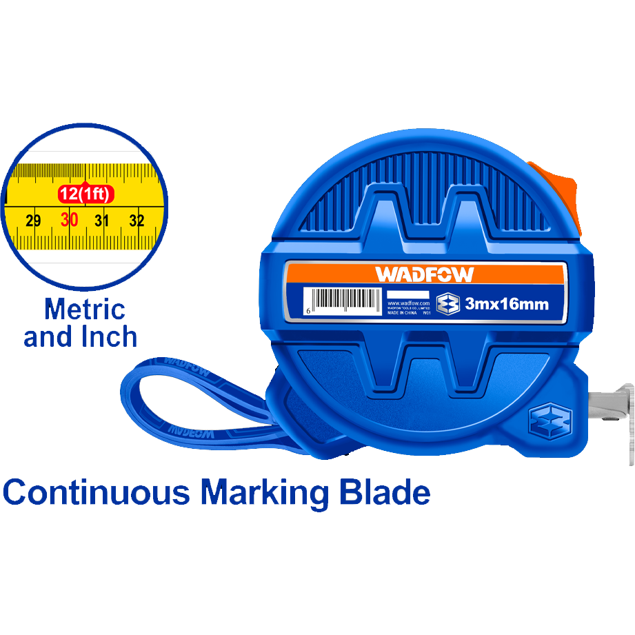 Wadfow Steel Measuring Tape | Wadfow by KHM Megatools Corp.