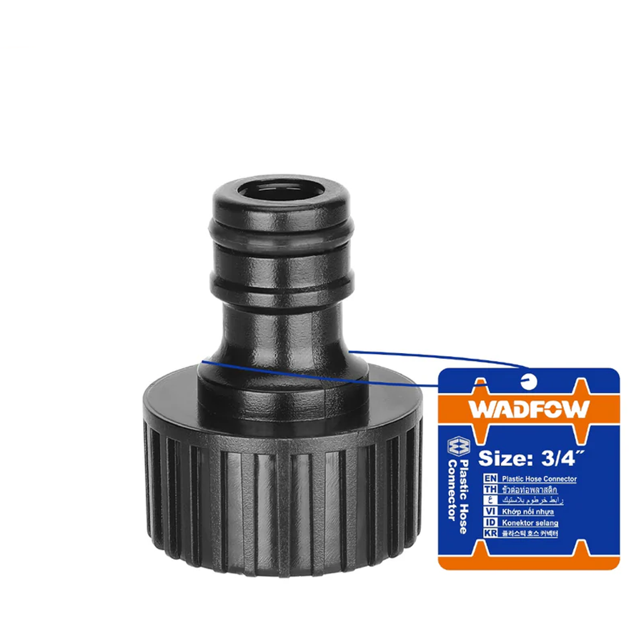 Wadfow WQC8E34 Plastic Hose Connector 3/4
