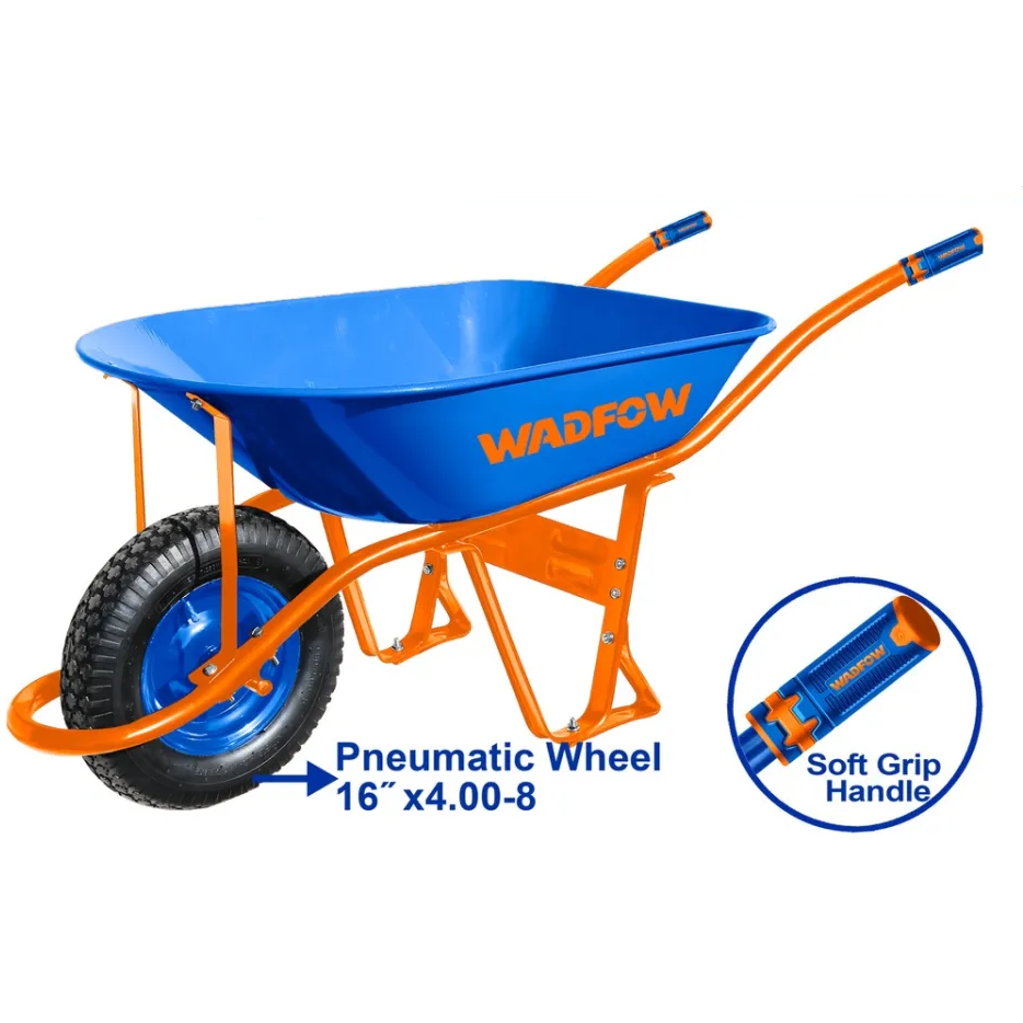 Wadfow WWB7F01 Wheel Barrow 130KG (Pneumatic Wheel) | Wadfow by KHM Megatools Corp.