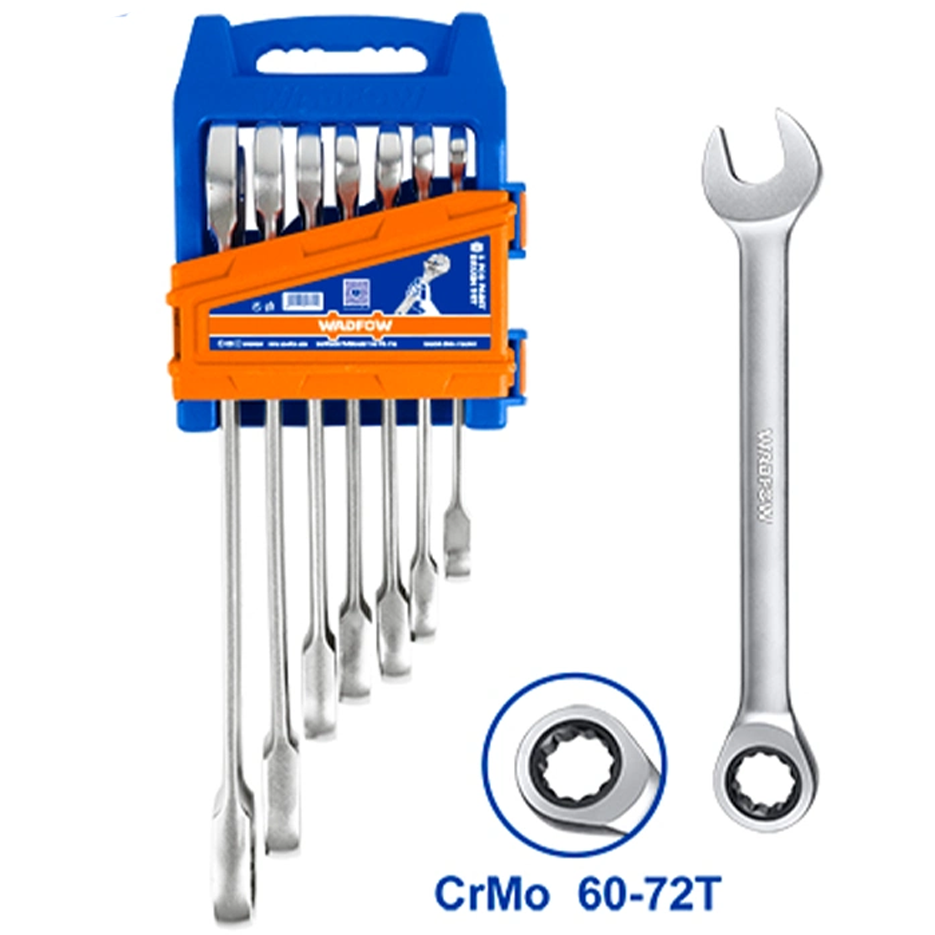 Wadfow WSP4207 Rachet Spanner 8-19MM 7Pcs | Wadfow by KHM Megatools Corp.