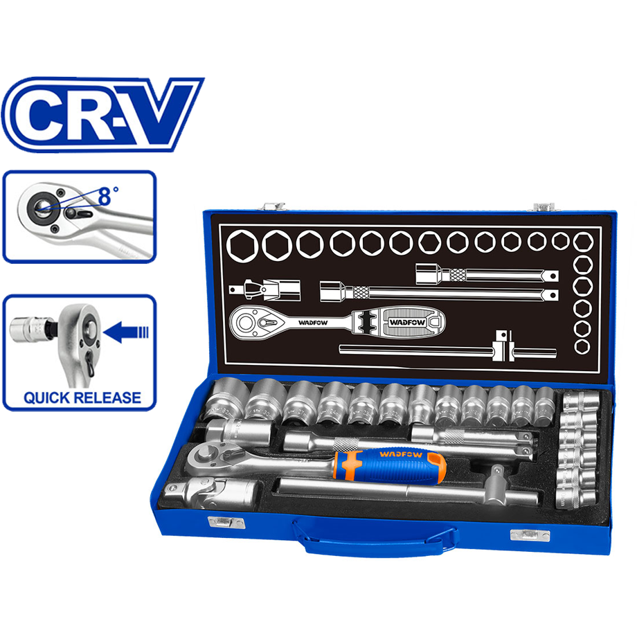 Wadfow WST2L24 Socket Set 1/2