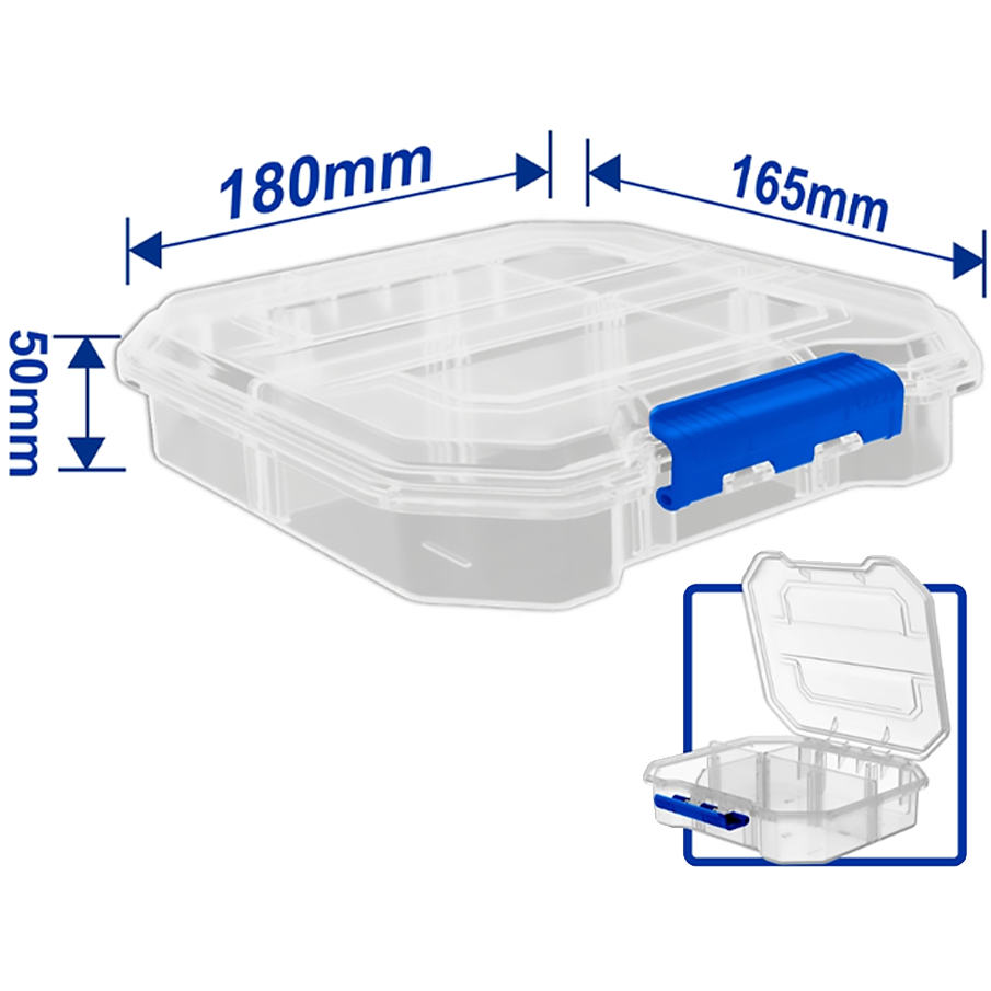 Wadfow WTB8341 Transparent Organizer Small | Wadfow by KHM Megatools Corp.