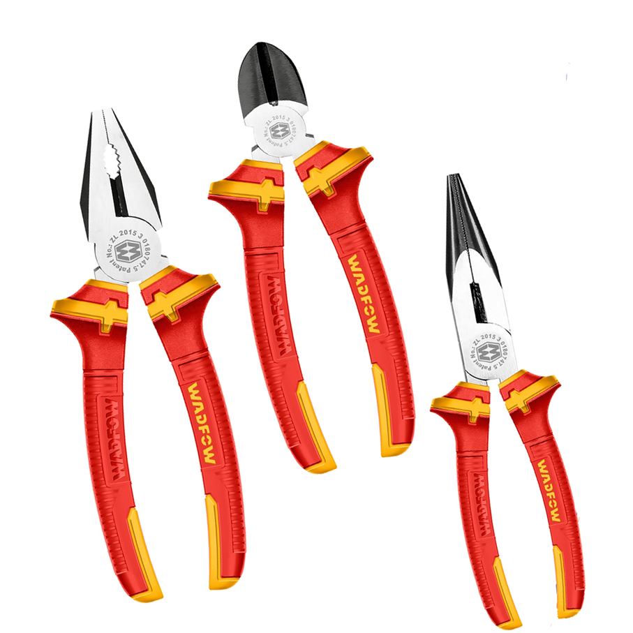 Wadfow WPS0633 Insulated Plier 3Pcs Set | Wadfow by KHM Megatools Corp.