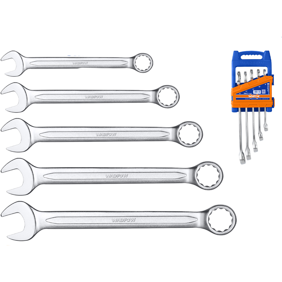 Wadfow WSP1205 8-14MM Combination Spanner 5Pcs Set | Wadfow by KHM Megatools Corp.