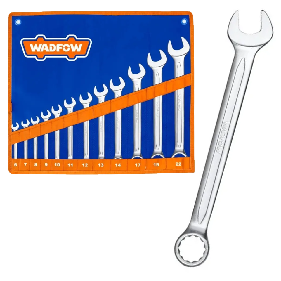 Wadfow WSP1M12 Combination Spanner Set 12pcs | Wadfow by KHM Megatools Corp.